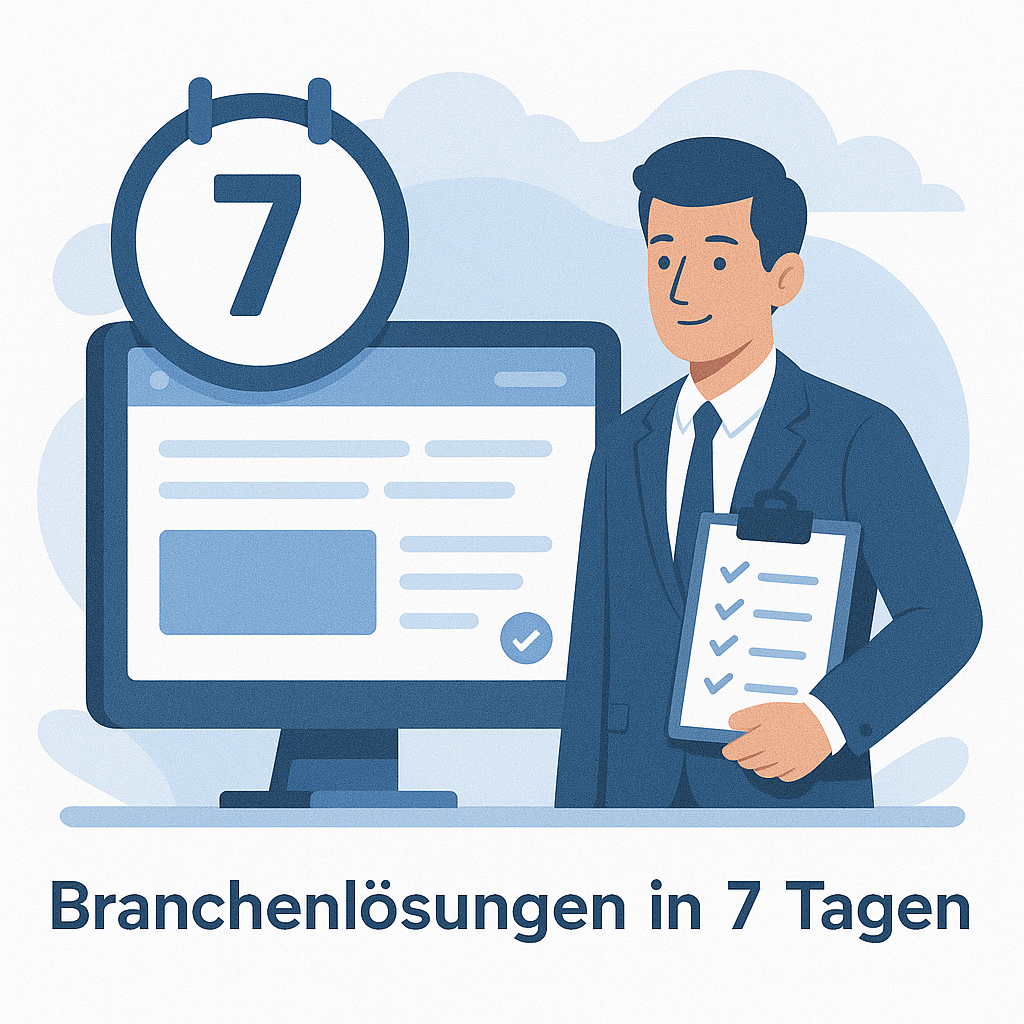 Branchenlösungen in 7 Tagen