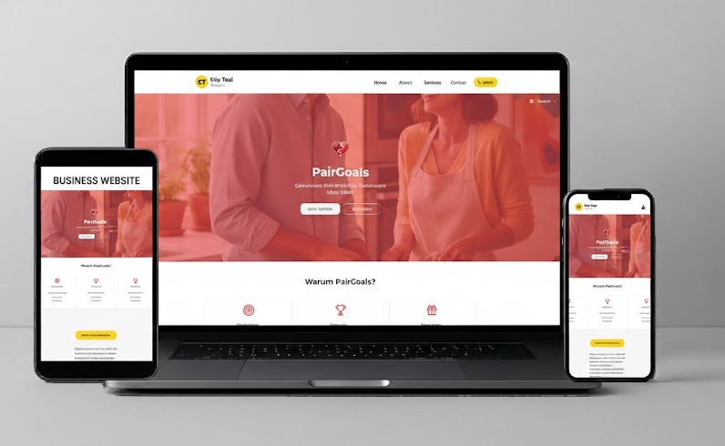 Vorschau der Webseite PairGoals.com (KI-Strategie Tool)